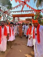 HH Swamiji's visit to Shri Mathada Vinayaka Devasthan, Salemane, Neerkanta, Shirali (16 Feb 2025)